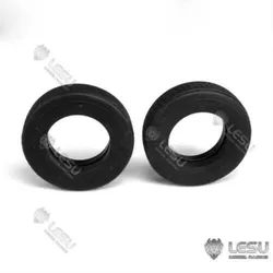 LESU 52MM Wheel Tires for 1/14 RC Tamiyaya A0020 Hydraulic Trailer Truck DIY Model Parts TH16958-SMT5