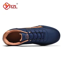 YRZL Men Shoes Spring Autumn Waterproof Walking Sneakers Leisure Male Leather Sports Shoes Non-Slip Footwear Tennis for Men 5