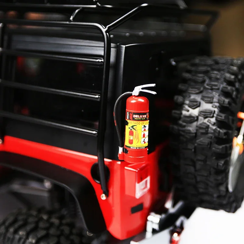 RC Parts Parts Fire Extinguisher Model For Axial SCX10 TRX4 Fire Extinguisher Model RC Parts Toys For Children 1/10 RC Crawler Accessory