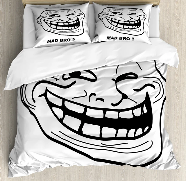 troll face - Black Mirror - Pillow