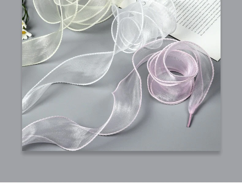 4 cm breite Spitze-Schneegarn-Schnürsenkel, flache, transparente Schnürsenkel, ausgefallene Schnürsenkel für Frauen und Mädchen, Spitzenschuhe, Zubehör, 100/120/140 cm, 1 Paar – Detail 14