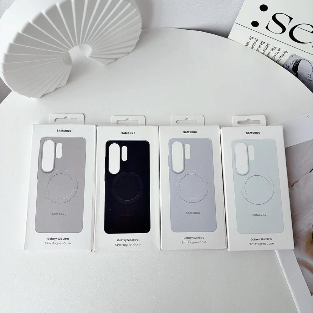 Ultra Slim Magnetic Case for Wireless Charging - Shockproof Protection Cover