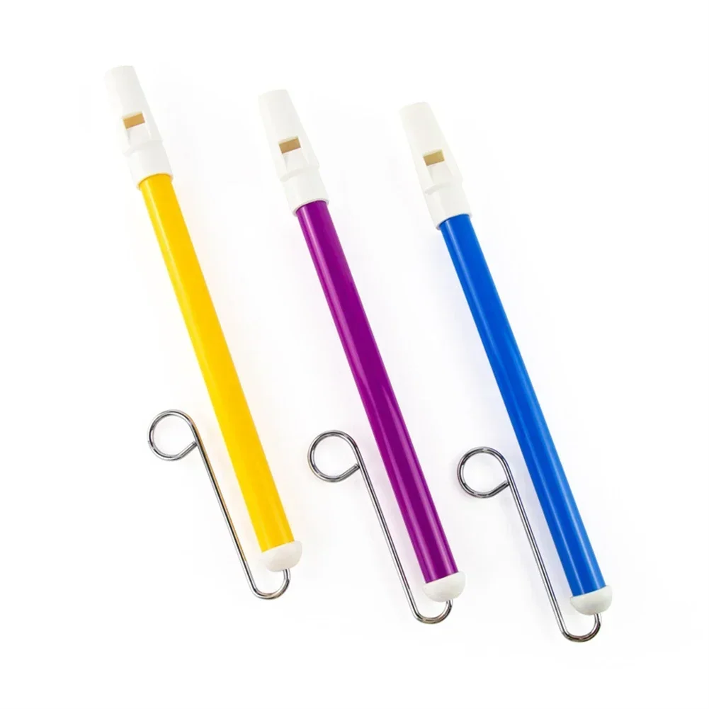 Kids Slide Whistle With Steel Sliding Rod Musical Instrument Toys For Children Blowing Flute Parent-Child Games Favors Fun Gifts kids slide whistle