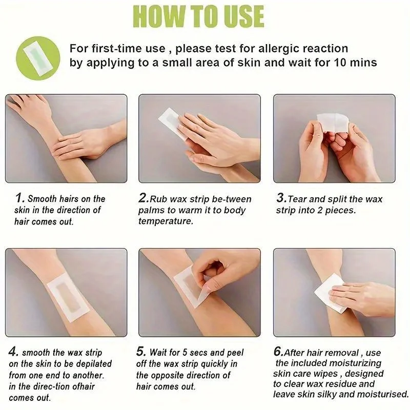 Portable Wax Strip Pack 6