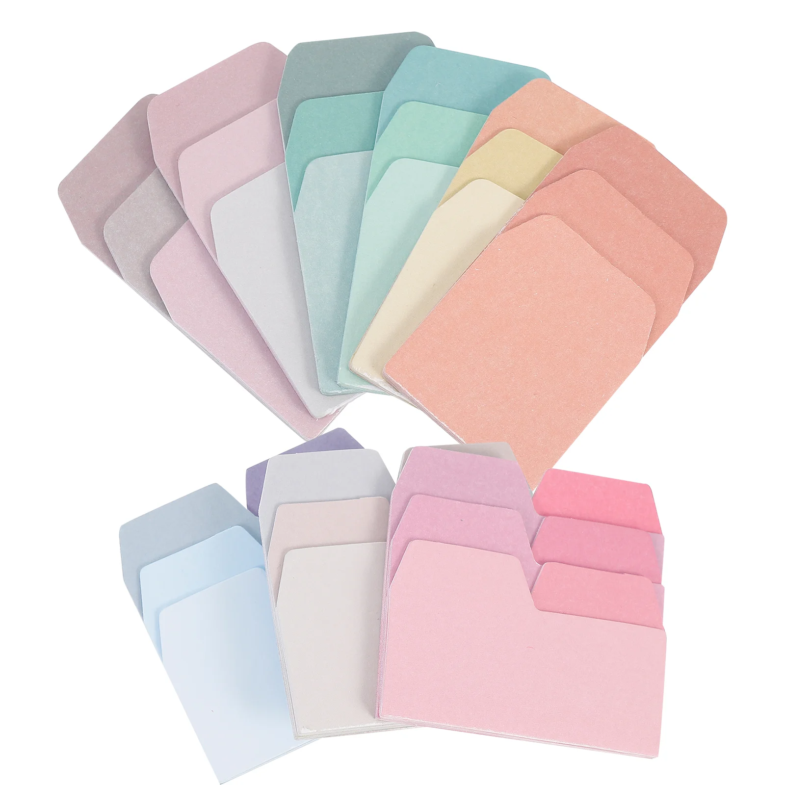 

6 Pcs Transparent Sticky Notes School Stickers Gradient Index Hand Account Book