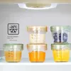 2PC 280ml Sealed Glass Bowl Microwaveable Fresh-keeping Refrigerator Sealed Jar Glass Food Storage Box Large Capacity 1