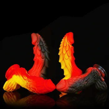 Dragon Dildo Huge Penis with Suction Cup Big Dick Animal Anal Dildo Vagina Massager Masturbator for Men Women Strapon Sex Toys 2