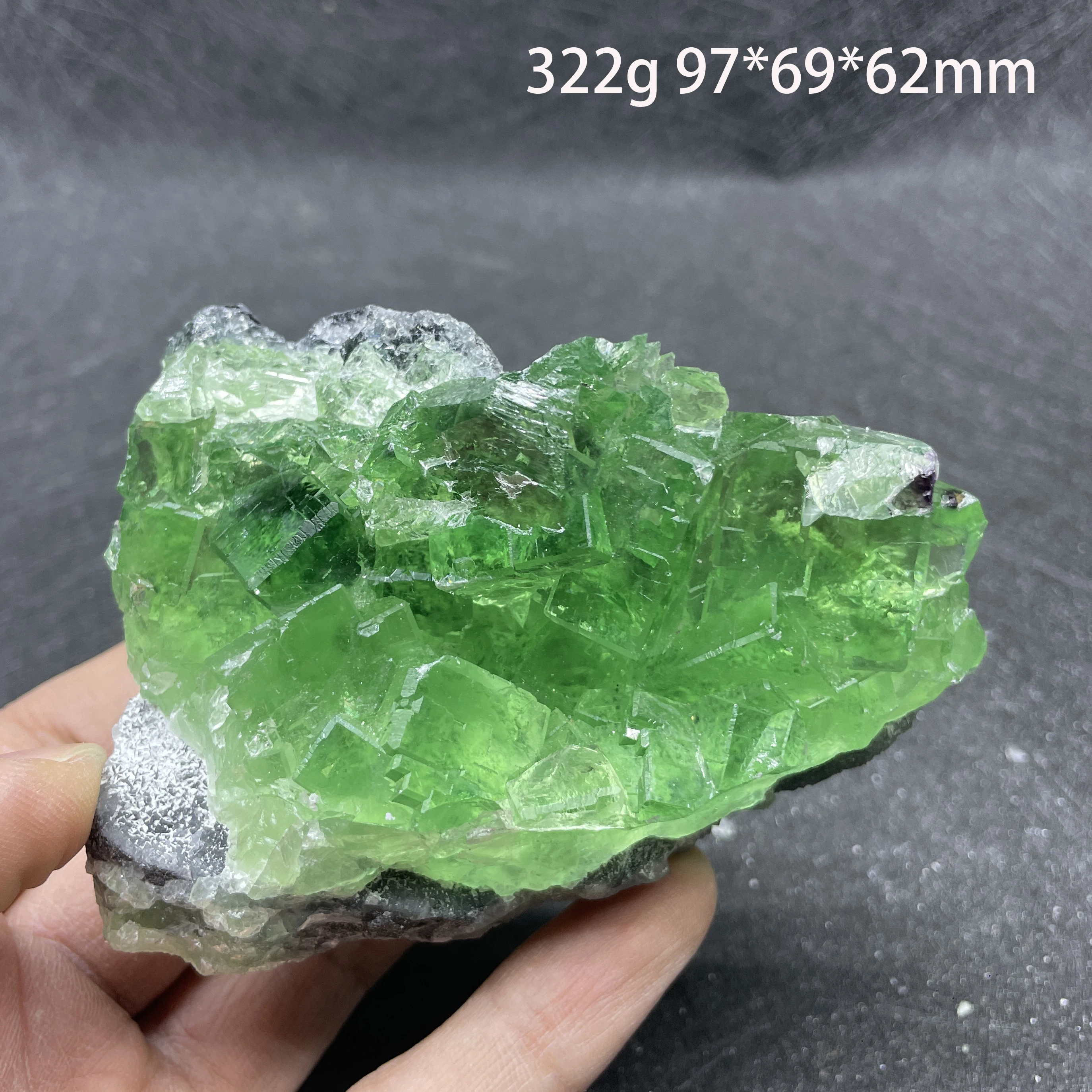 Natural Raw Stone Fluorite Crystal Cluster Zhejiang Xianghualing Mineral Quartz Rock Specimen Decoration Rough Polished Healing 2
