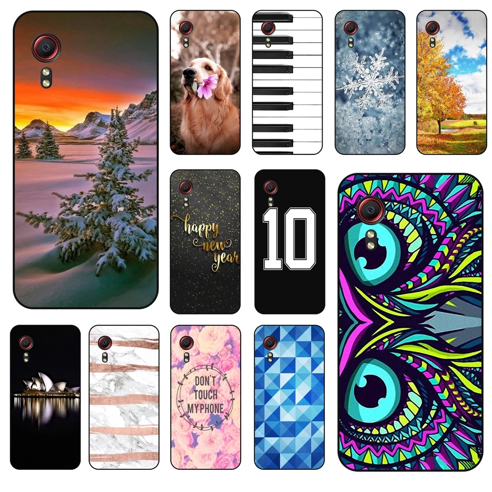 Per Galaxy Xcover 5 Black Funda Trend Landscape Per Samsung Galaxy Xcover 5 Custom Black Hoesjes Fashion Funda Pretty