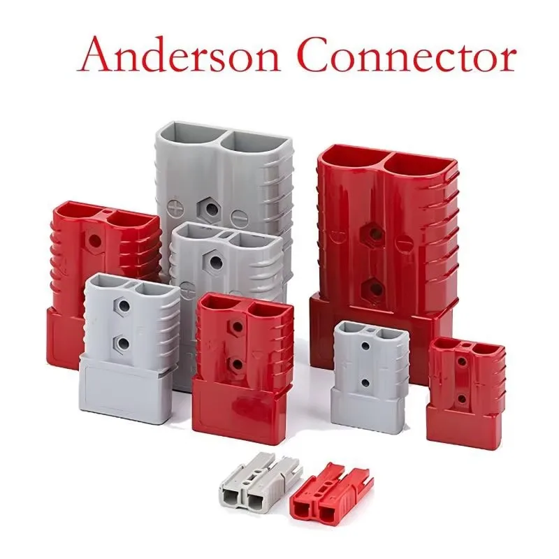 Plug Connectors 5/10pcs 50A/120A/175A/350A Anderson Style Plug Connectors 12-24V DC Power Tool Power Charger Battery Electronic Accessories