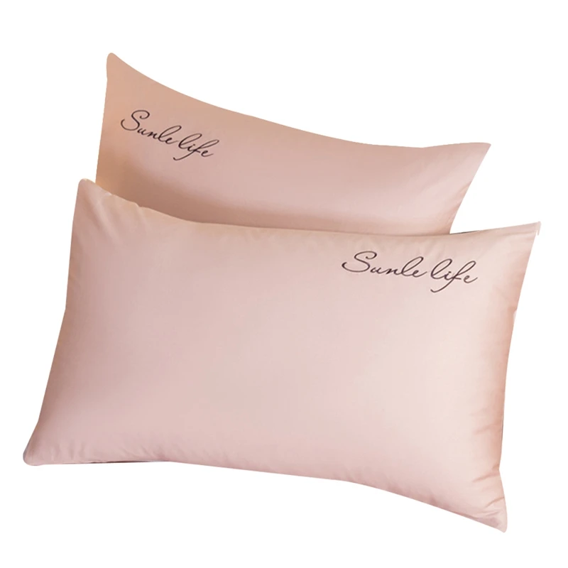 

Pack Of 2 Soft Satin Pillowcase Breathable Pillow Covers For Hair And Skin With Envelope Closure( 19Inchx29inch)