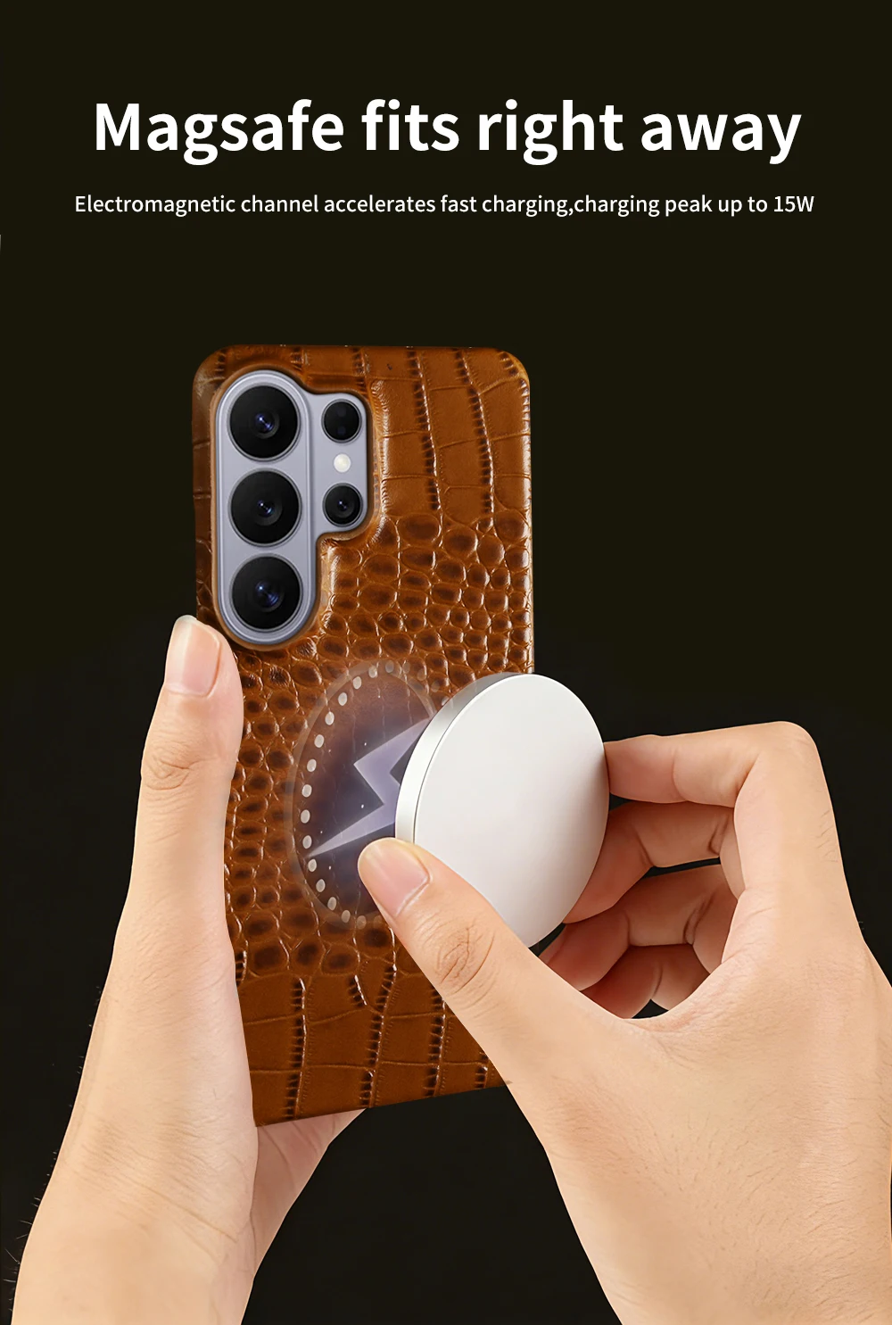 Crocodile Genuine Leather Phone Case For Samsung Galaxy S26 Ultra S25 Plus S24 S21 S23 FE S21 S20 Note 20 Ultra Back Cover Cases 4