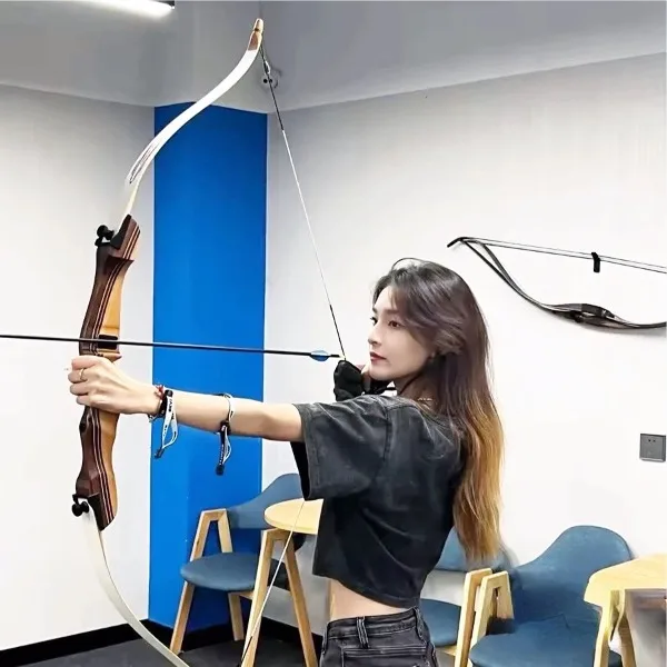 Archery Recurve Bow ET-5 23'' ILF Riser with S2 Limb RH Red / 12lbs