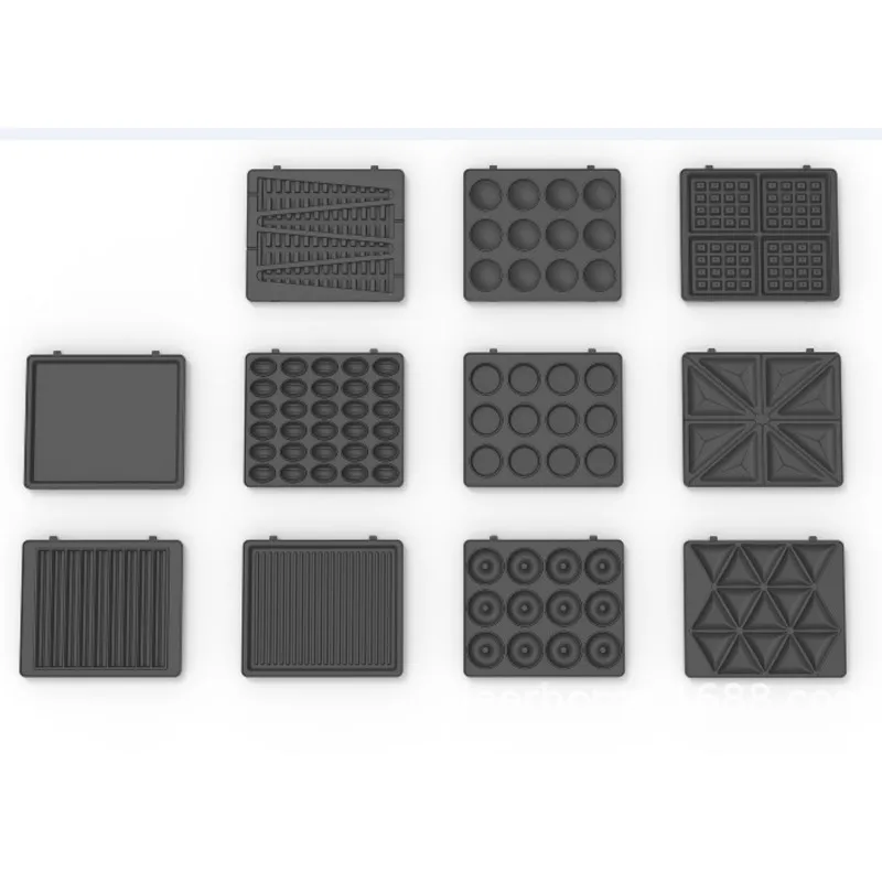 хлебопечь Baked Bread Grilled Meat Waffle Sandwich Integrated Breakfast Machine Small Baking Mechanical Sandwich Machine 2