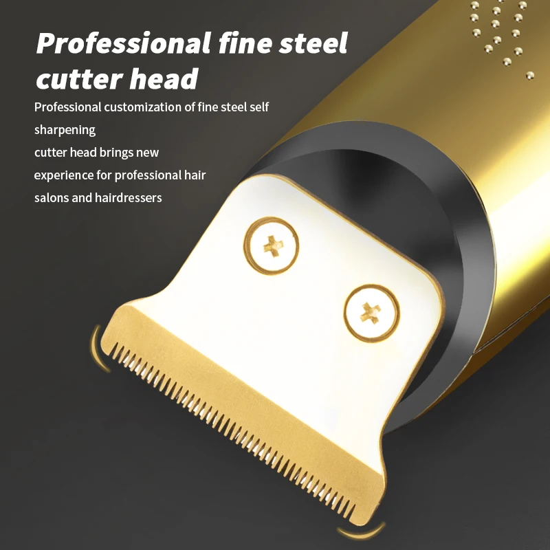 WAIKIL New Professional Men's Electric Hair clipper Oil Head Carving Machine USB Charging High Power Trimmer Cordless Barber 2