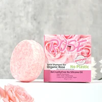 Pink rose shampoo soap, essential oil, handmade soap, nourishing, oil controlling, stain removing, floral fragrance overflowing 4