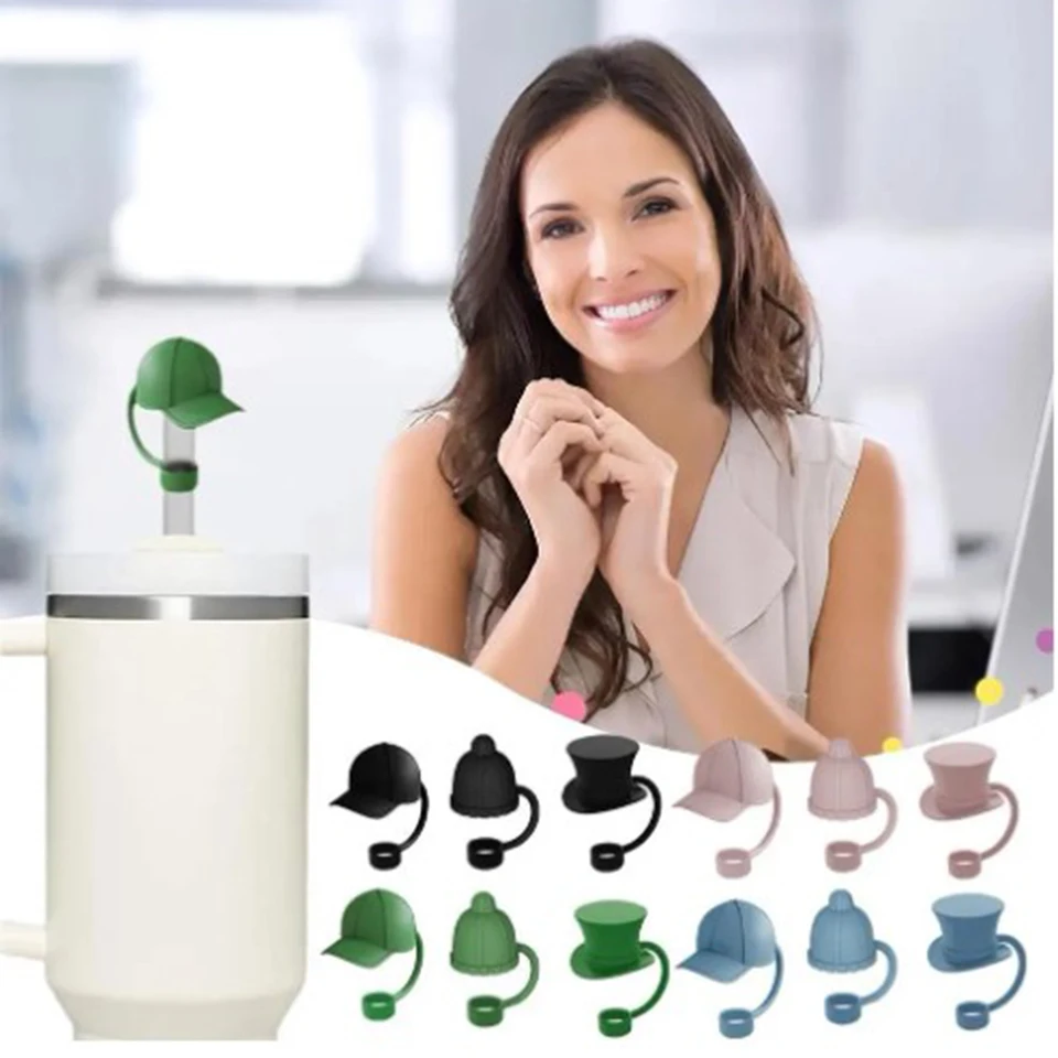 UMUST Coperture per cannuccia in silicone, Tappi per cannuccia
