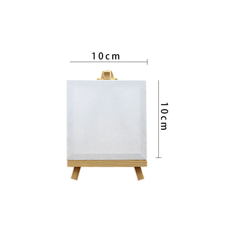 Canvas Painting Easel Blank Boards Art Artist Small Mini Cotton Set Oil  Canvases Kit Tabletop Panels A Frame Paint 