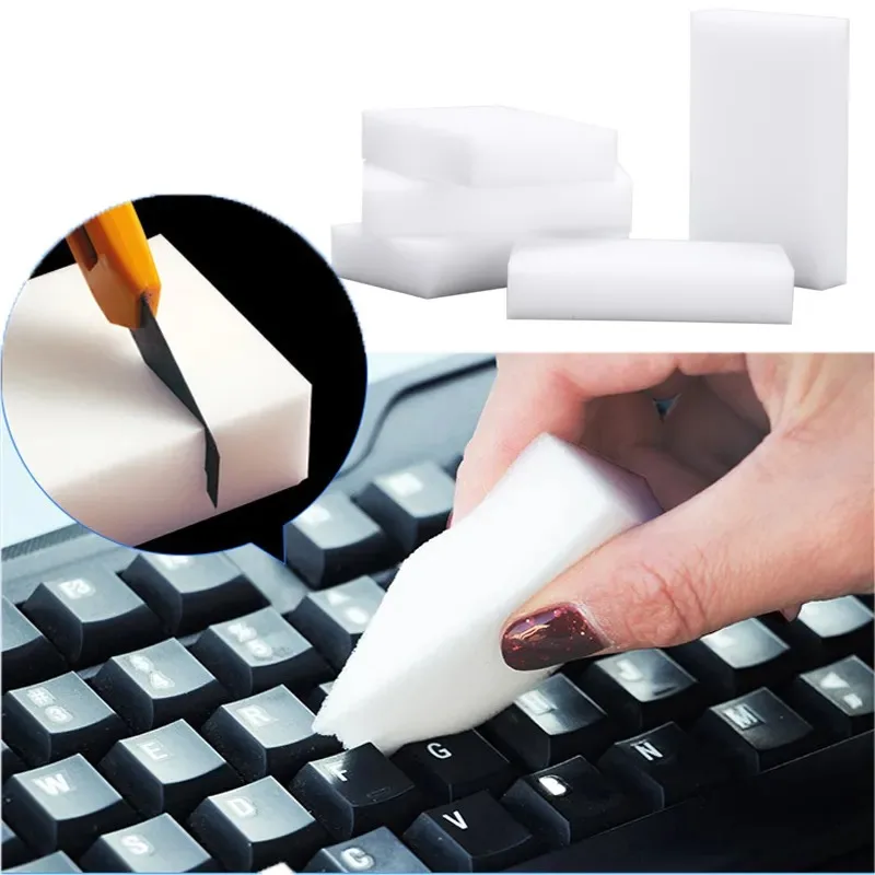 Melamine Sponge 100*60*20mm Magic Eraser Cleaner for Kitchen Bathroom Cleaning Tools