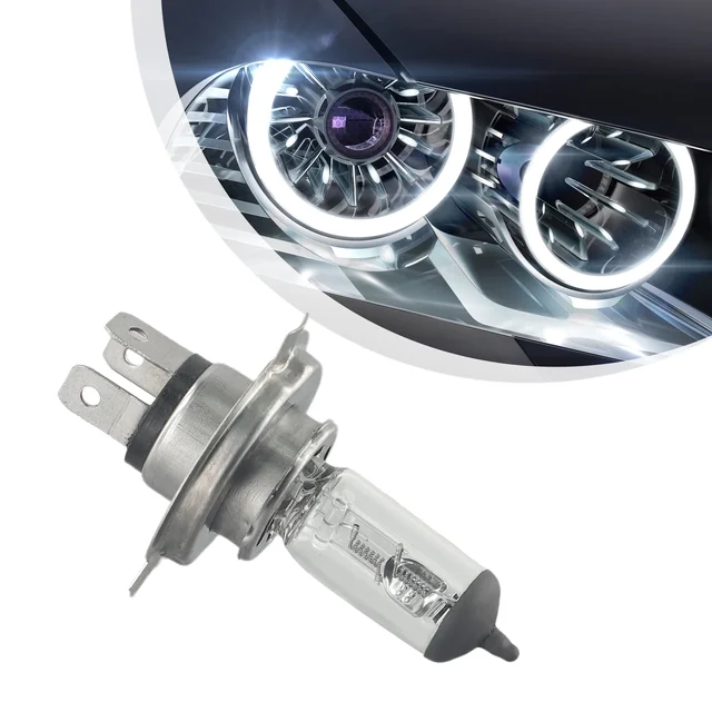 H4 24V Car Headlights Halogen Lamp 100W 3200K Yellow Light Standard Lamp Car Halogen Bulb Quartz Textures Waterproofs Car Lights 2