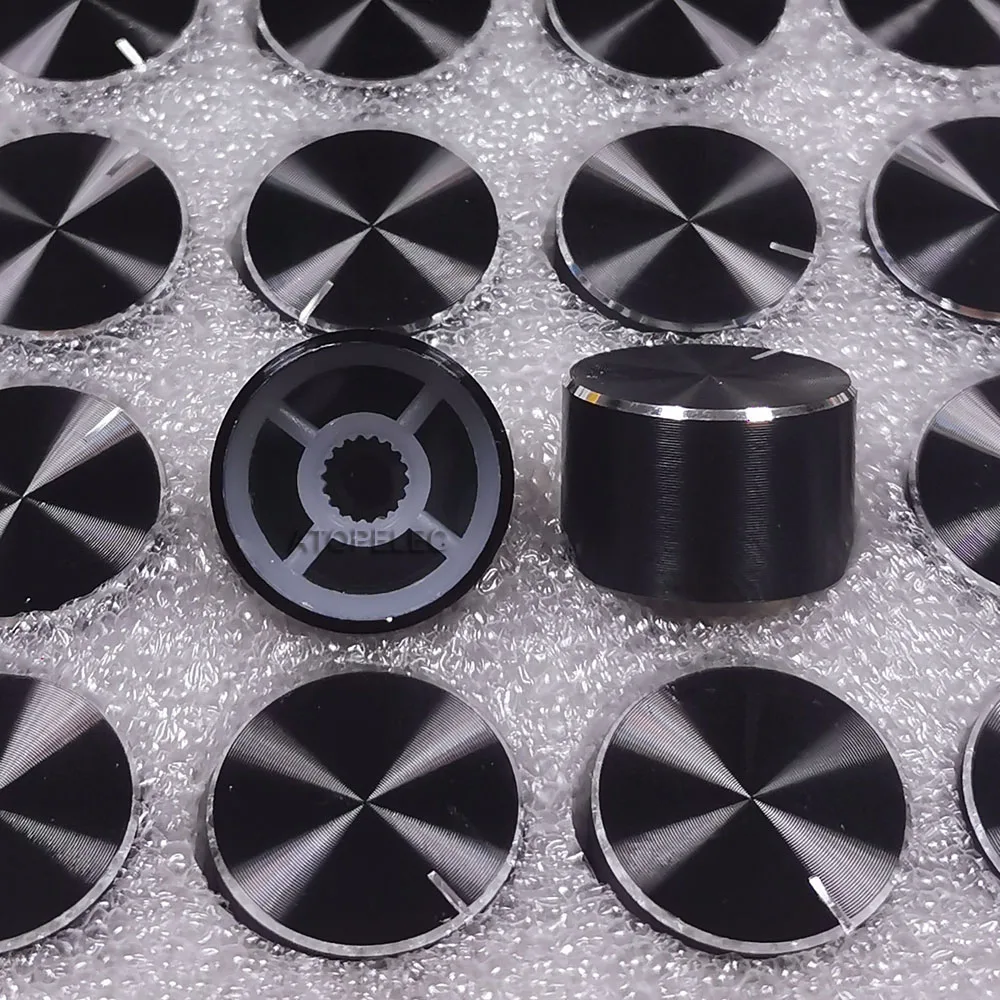 5pcs 20mm*13mm Aluminum DAC CD Amplifier Potentiometer Volume Knob 6mm