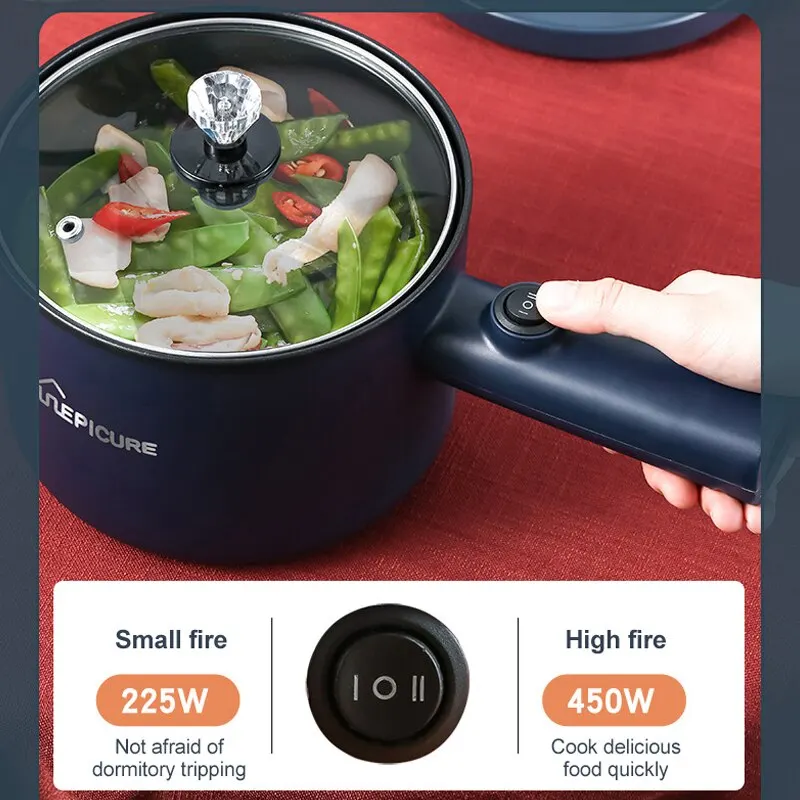 220V Multifunction Cooker Household Single/Double Layer Hot Pot Electric Rice Cooker Student Dormitory Mini Non-stick Pan Pots electric rice cooker electric cooker electric hot pot