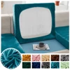 Velvet Solid Color Sofa Seat Cushion Covers For Living Room Furniture Protector Elastic Removable Couch Chaise Longue Slipcover 1