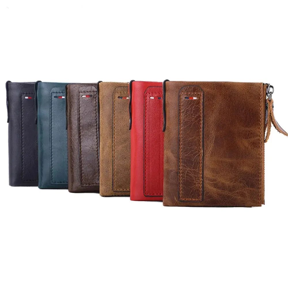 محفظة رجالية مصنوعة من جلد البقر الطبيعي 100%، تتم...