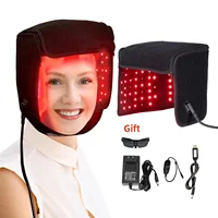 Casque de luminothérapie LED rouge pour la croissance des cheveux, 215 lumières LED, anti-chute de cheveux, traitement par lumière LED 650 & 850 nm pour la croissance des cheveux 1