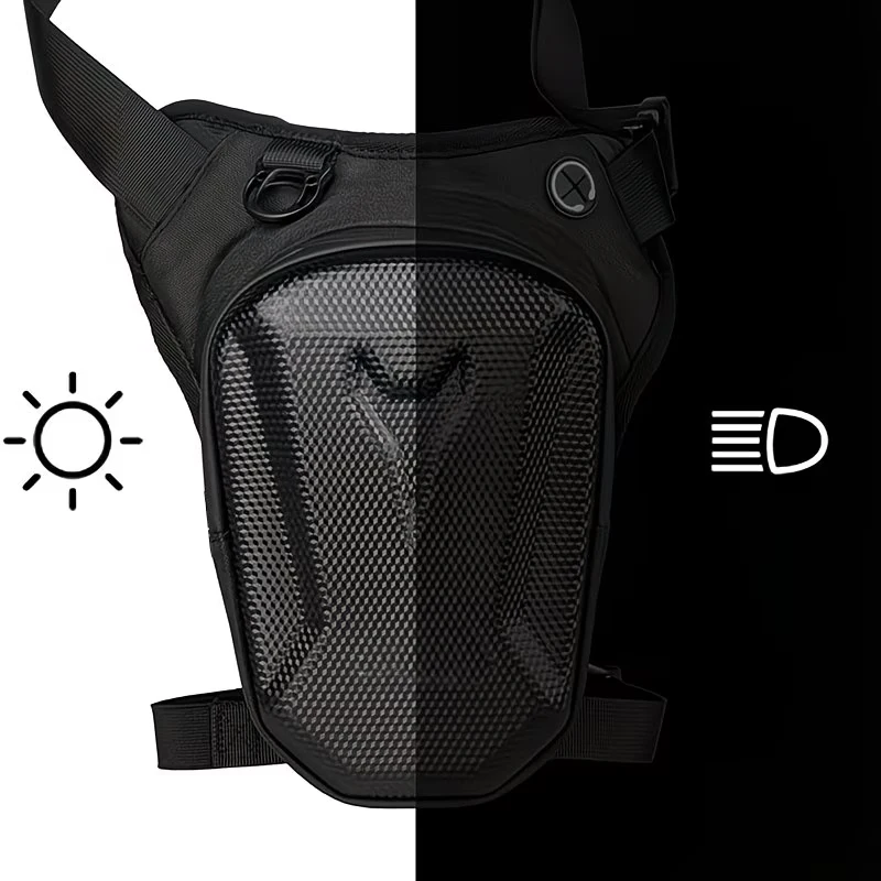 Motorcycle Leg Tank Bag Waterproof Waist Pack Crossbody Rider Biker Drop...