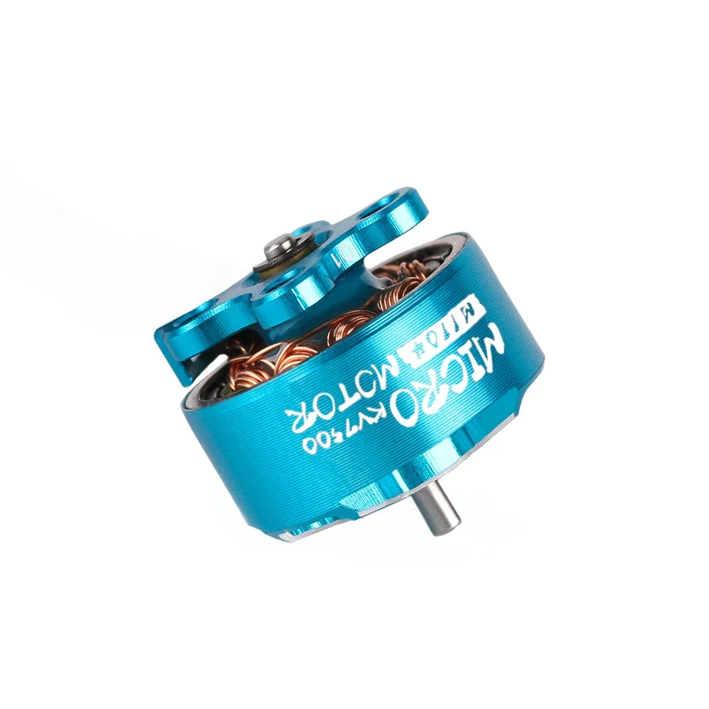 Deux T-MOTOR M1104 KV7500 moteurs brushless pour drone FPV course freestyle, côte à côte, montrant leur design compact