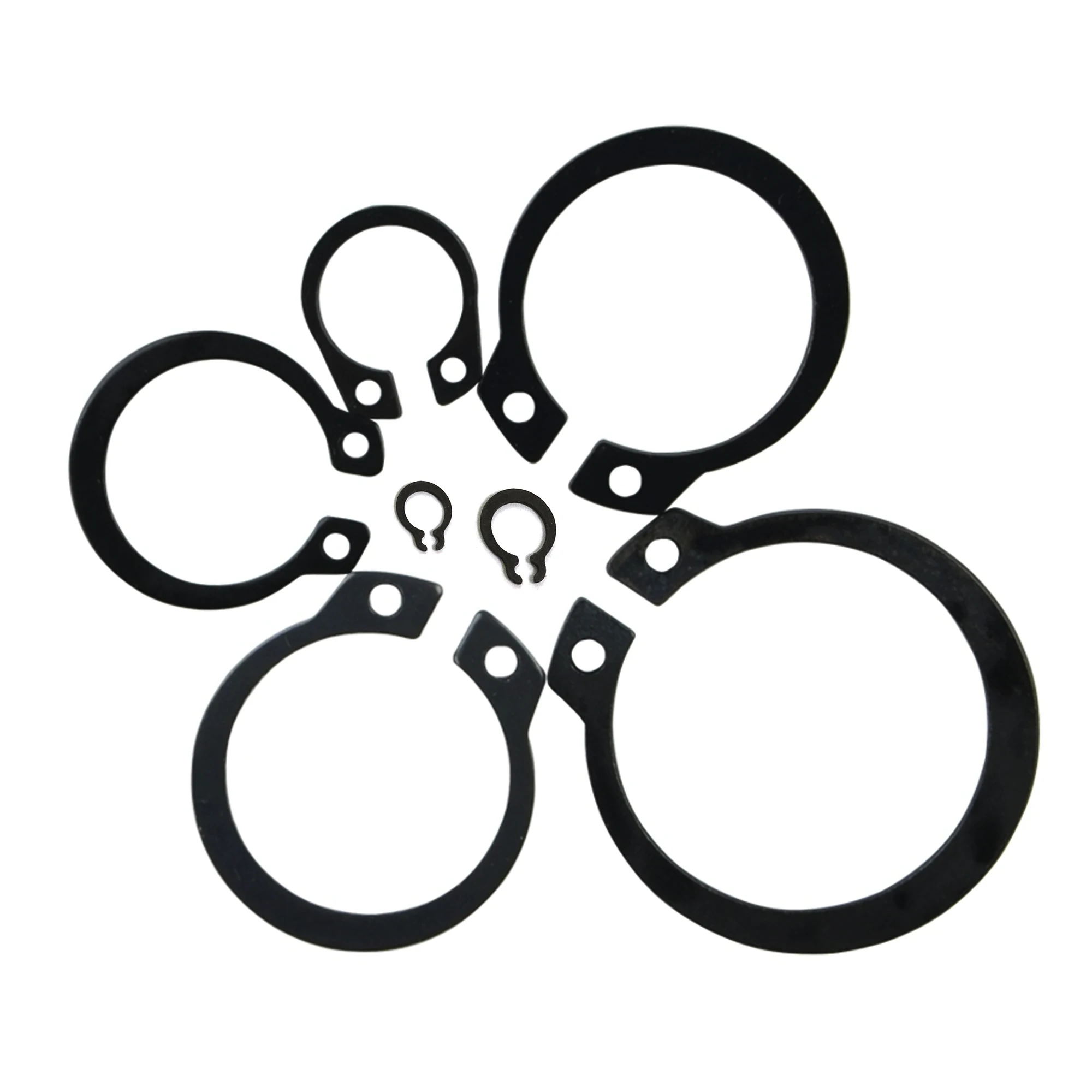 Manganese Steel Snap Ring 200/380pcs Clasp Store Category External Clasp Fixed Set Shop Assortment For Mechanic