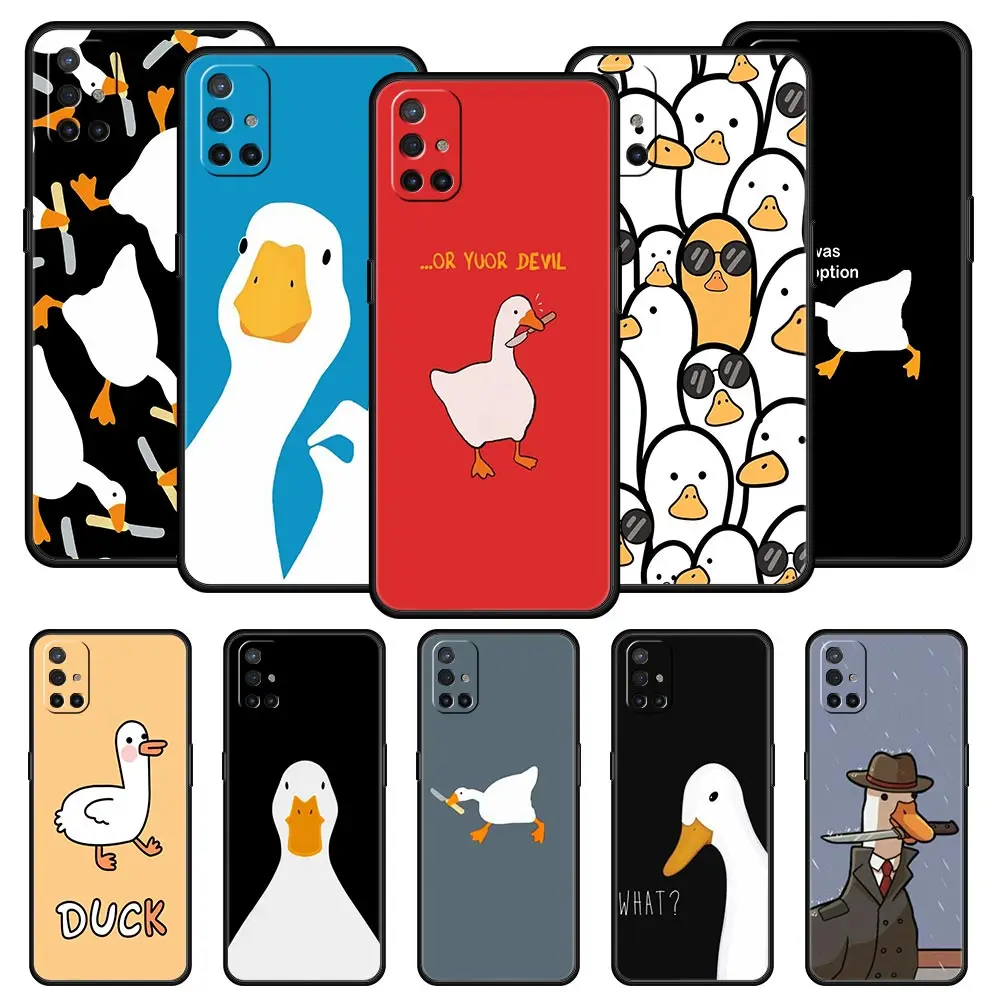 Adorable Cartoon Goose Duck Soft Phone Case - Cute and Protective Cover