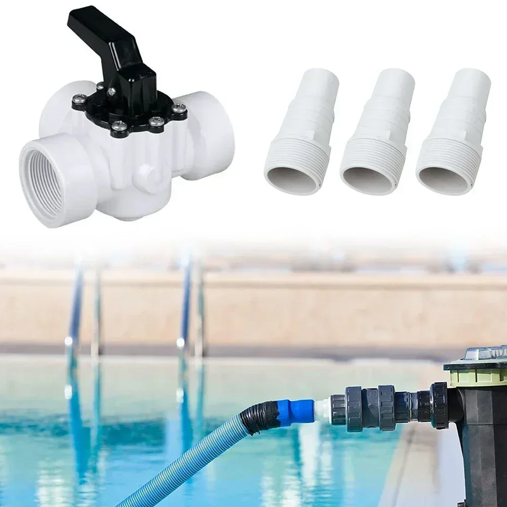 Pool pump three-way valve 32mm and 38mm hose connection adapter swimming pool accessory pool filter pump adapter