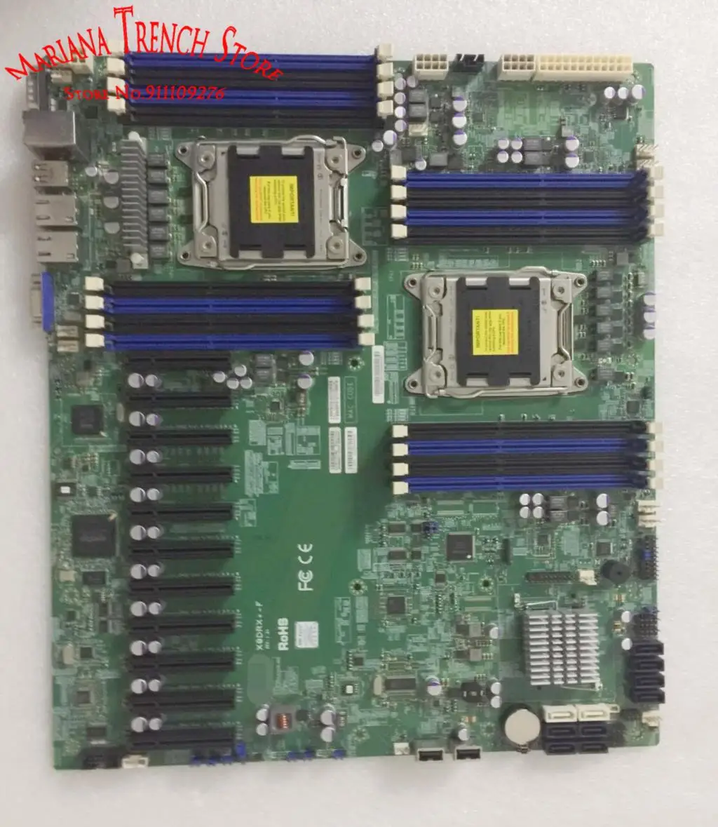 

X9DRX+-F for Supermicro Motherboard LGA2011 Xeon E5-2600 V1/V2 Family 10 PCI-E 3.0 x8 and 1 PCI-E 2.0 x4 (in x8) Slot