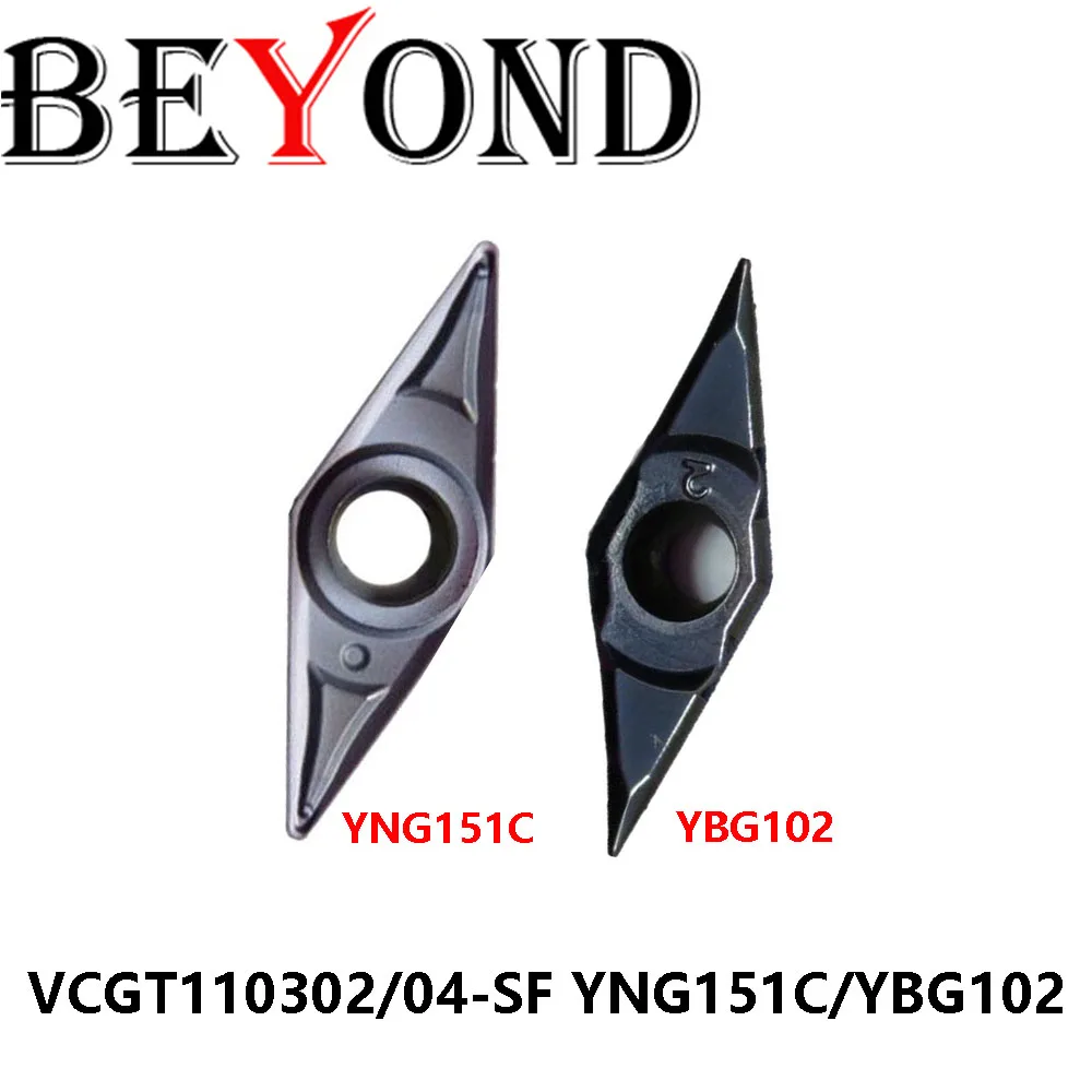 

Оригинальный VCGT110302-SF VCGT110304-SF YNG151C YBG102 Токарный станок VCGT Твердосплавные пластины Резак с ЧПУ VCGT110302 Лезвия SF