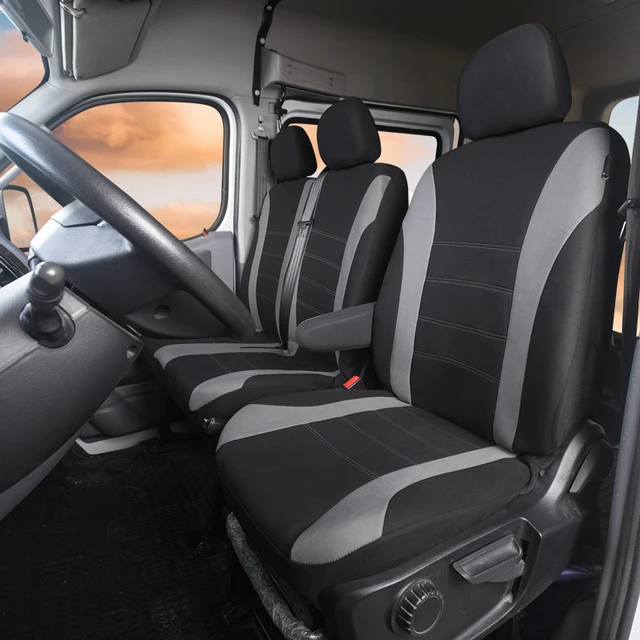 Fundas De Asiento De Furgoneta De Alta Resistencia, 2 + 1 Asientos, Se  Ajustan A La Mayoría De Los Camiones, Para Fiat Ducato 250, Para Ducato  Van, Para Mk6 Transit, Para Opel