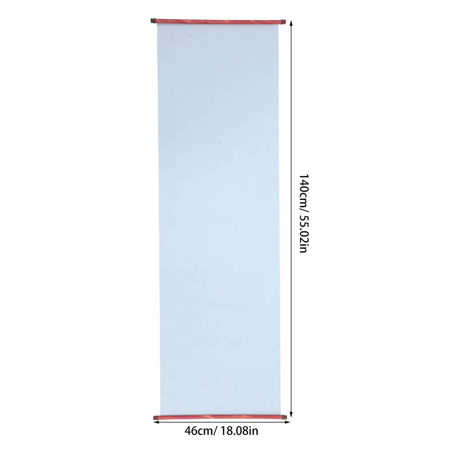 물로 쓰는 천 스크롤 1.4m X 46Cm 부드러운 질감 재사용 가능한 중국 서예 매트 그림 그리기 연습에 이상적