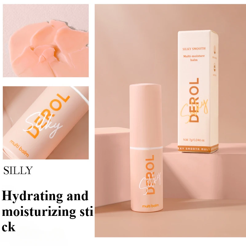 Anti-Wrinkle Collagen Multi Balm Stick Wrinkle Bounce Moisturizing Multi Balm Brighten Dull Skin Tone Cream Primer Makeup