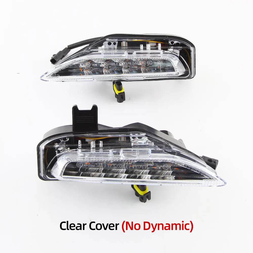 IDENUONA Pair Front Bumper Fog Signal Lights For Infiniti Q50 / Q50S Sport (2014-2023) – LED, Clear Lens