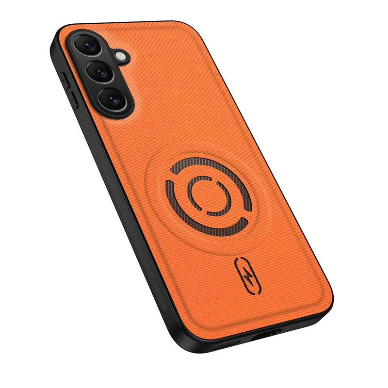 Luxury Tech Fabric Magnetic Shockproof Phone Case