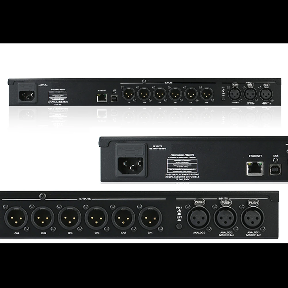 VENU360 3 Input 6 Output Stage Pro Audio Processor Original Software Audio Driver Rack Complete Speaker Management System audio processor