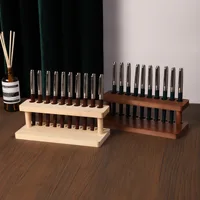 1PC Walnut Wood Multifunction Desk Organizer - Pen Holder, Phone Stand & Storage Solution for Office and School 4