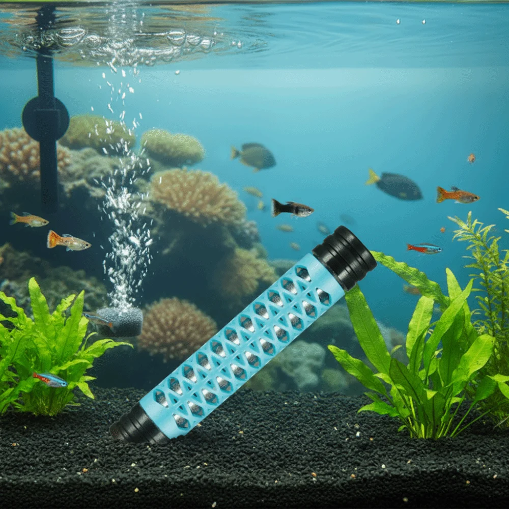 15-34°C Fish Tank Heating Rod LCD Display Adjustable Aquarium Submersible Heater Temperature Control Automatic