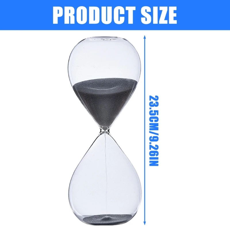 Glass 60 Minutes Sand Timers 1 Hour Hourglass Sandglasses Timers for Students Teachers and Office Use 6