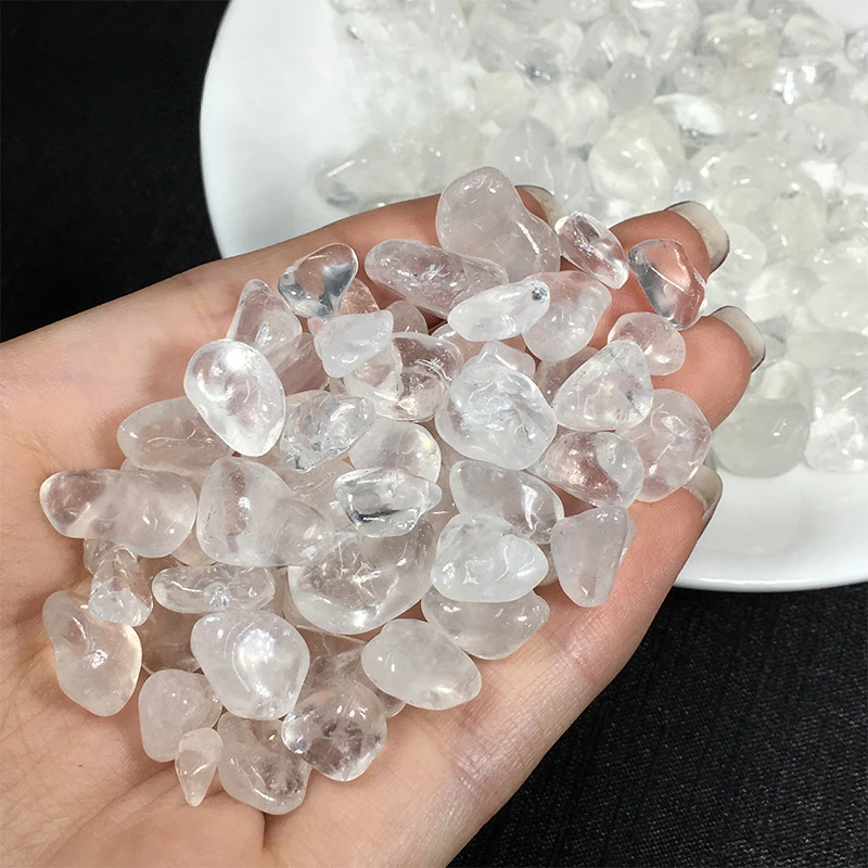 Wholesale Natural White Crystal Stone Quartz Points Gravel Chakra Healing Reiki Quartz Crystals Natural Stones