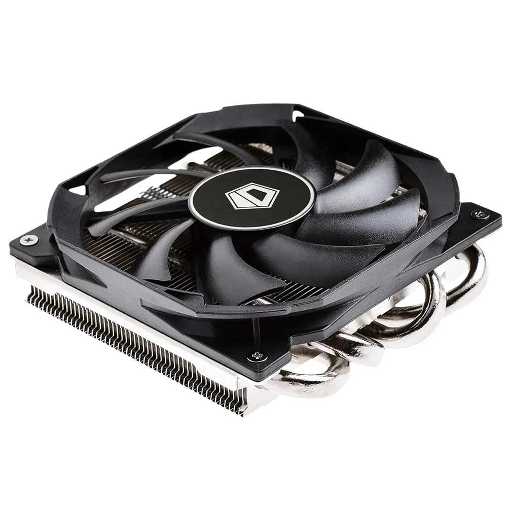 Radiador de Cpu Id-cooling Perfil Baixo Super Slim Heatpipe 9cm 1u para Chassis a4 Lga1700 1200 Am4 Altura 30 mm
