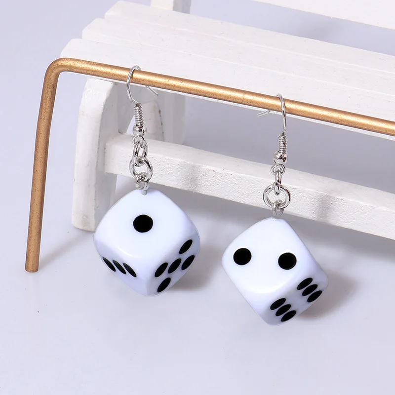 Aihua Cartoon 3D Würfel Ohrringe für Frauen Kreative Candy Farbe Minimalistischen Weiblichen Baumeln Ohrringe Freundschaft Handgemachten Schmuck – Detail 15
