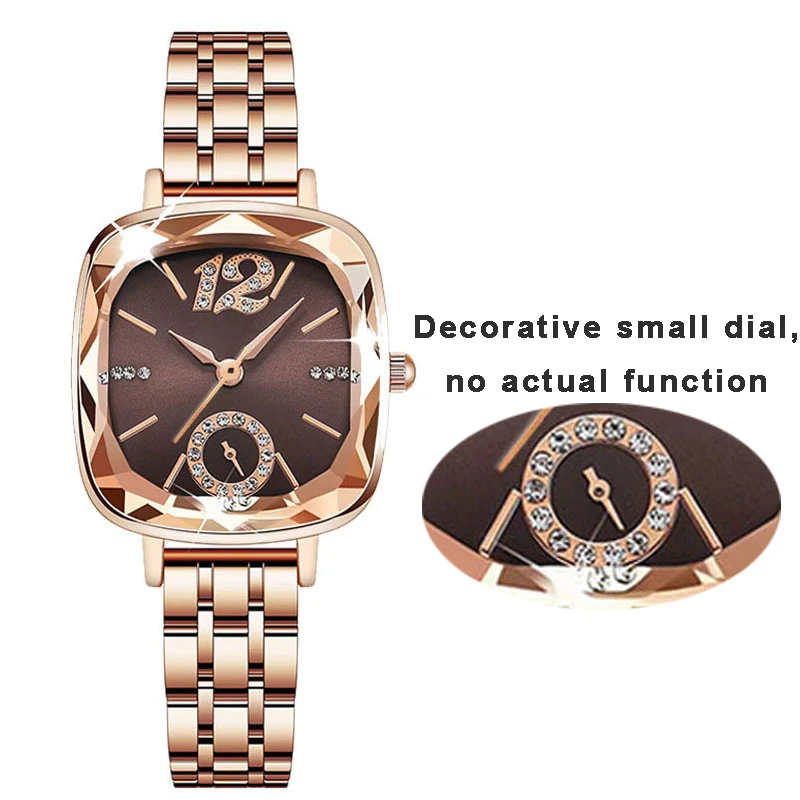 MAYZHISU Luxury Watch for Woman Waterproof Stainless Steel Quartz Ladies Watch High Quality Women's Watches Elegant Female Clock