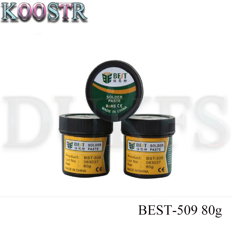 Solder Paste BST509 80g Strong Adhesive Lead Free Silver With Silver